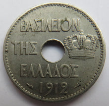 Load image into Gallery viewer, 1912 Greece 10 Lepta Coin
