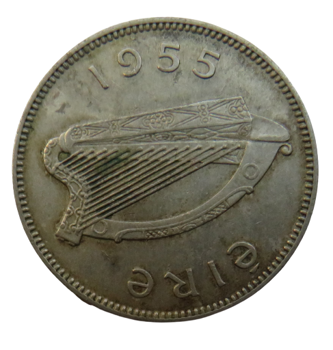 1955 Ireland Eire Shilling Coin