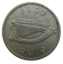 Load image into Gallery viewer, 1962 Ireland Eire Shilling Coin
