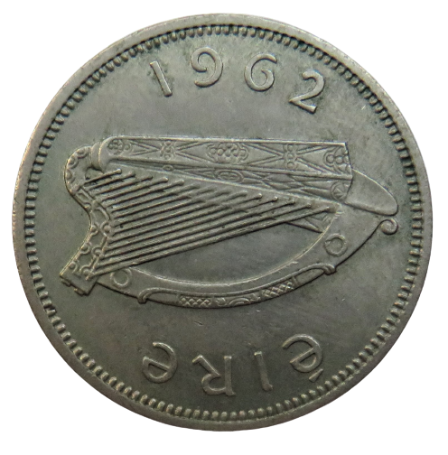 1962 Ireland Eire Shilling Coin