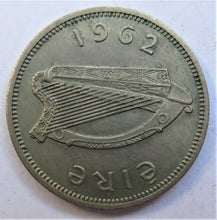 Load image into Gallery viewer, 1962 Ireland Eire Shilling Coin
