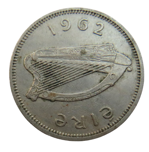 1962 Ireland Eire Shilling Coin