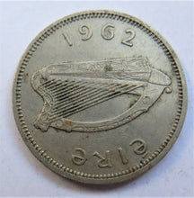 Load image into Gallery viewer, 1962 Ireland Eire Shilling Coin
