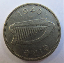 Load image into Gallery viewer, 1940 Ireland Eire Sixpence Coin
