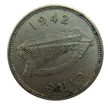 Load image into Gallery viewer, 1942 Ireland Eire Threepence Coin
