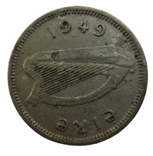 Load image into Gallery viewer, 1949 Ireland Eire Threepence Coin
