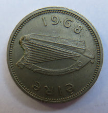 Load image into Gallery viewer, 1968 Ireland Eire Threepence Coin
