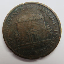 Load image into Gallery viewer, 1844 Province Of Canada Bank Of Montreal Halfpenny Bank Token
