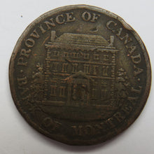 Load image into Gallery viewer, 1844 Province Of Canada Bank Of Montreal Halfpenny Bank Token
