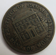 Load image into Gallery viewer, 1844 Province Of Canada Bank Of Montreal Halfpenny Bank Token
