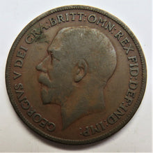 Load image into Gallery viewer, 1918-KN King George V One Penny Coin - Great Britain
