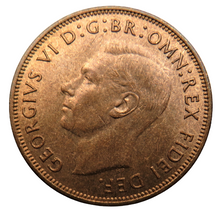 Load image into Gallery viewer, 1949 King George VI One Penny Coin High Grade - Great Britain
