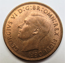 Load image into Gallery viewer, 1949 King George VI One Penny Coin High Grade - Great Britain
