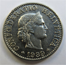 Load image into Gallery viewer, 1939 Switzerland 5 Rappen Coin  For Sale
