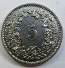 Load image into Gallery viewer, 1939 Switzerland 5 Rappen Coin  For Sale
