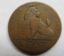 Load image into Gallery viewer, 1837 Belgium 5 Centimes Coin
