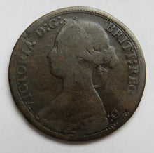 Load image into Gallery viewer, 1866 Queen Victoria Bun Head Farthing Coin
