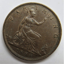 Load image into Gallery viewer, 1884 Queen Victoria Farthing Coin
