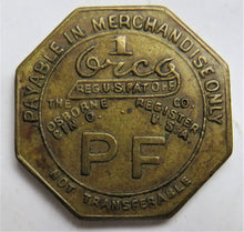 Load image into Gallery viewer, Pocahontas Fuel Co.Inc 1 Credit Check Token - U.S.A
